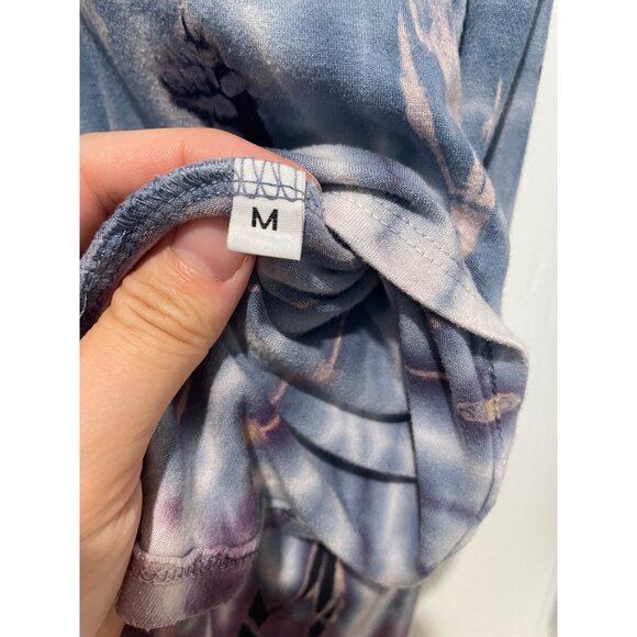 G Scent Womens Asymmetrical Tie Dye Top Size M Y2K 90s Hippie Crunchy Fairy Boho - Picture 5 of 9